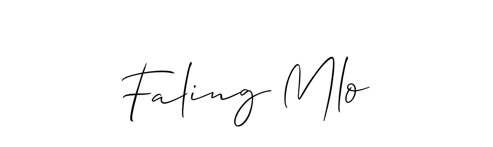 You can use this online signature creator to create a handwritten signature for the name Faling Mlo. This is the best online autograph maker. Faling Mlo signature style 2 images and pictures png