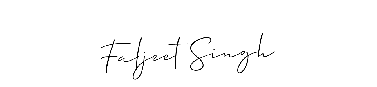 Make a beautiful signature design for name Faljeet Singh. Use this online signature maker to create a handwritten signature for free. Faljeet Singh signature style 2 images and pictures png