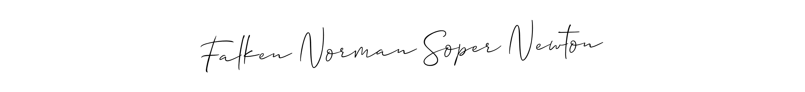 Best and Professional Signature Style for Falken Norman Soper Newton. Allison_Script Best Signature Style Collection. Falken Norman Soper Newton signature style 2 images and pictures png