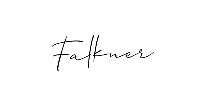 Also You can easily find your signature by using the search form. We will create Falkner name handwritten signature images for you free of cost using Allison_Script sign style. Falkner signature style 2 images and pictures png