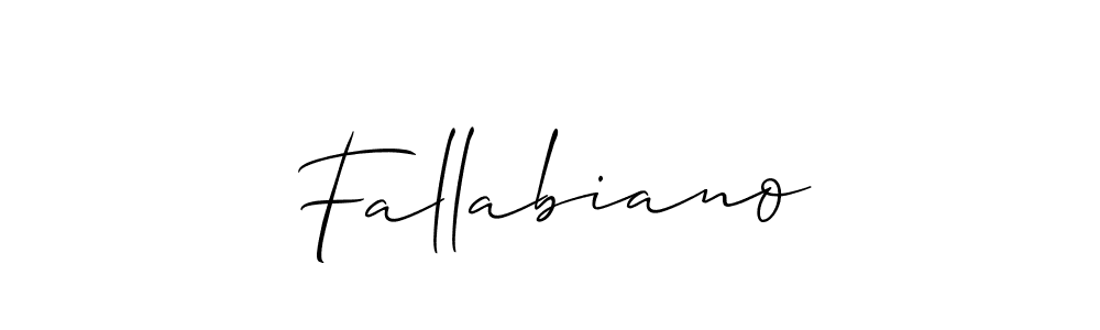 if you are searching for the best signature style for your name Fallabiano. so please give up your signature search. here we have designed multiple signature styles  using Allison_Script. Fallabiano signature style 2 images and pictures png