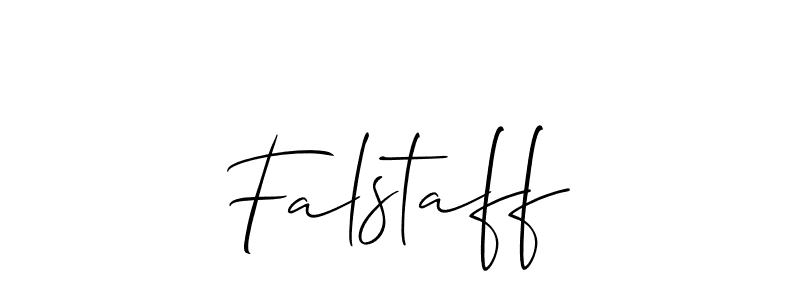 How to Draw Falstaff signature style? Allison_Script is a latest design signature styles for name Falstaff. Falstaff signature style 2 images and pictures png