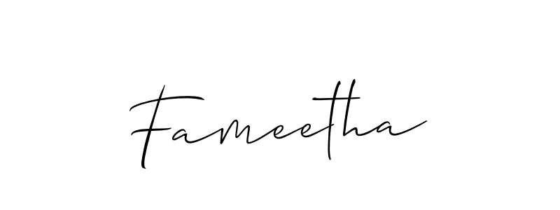 This is the best signature style for the Fameetha name. Also you like these signature font (Allison_Script). Mix name signature. Fameetha signature style 2 images and pictures png