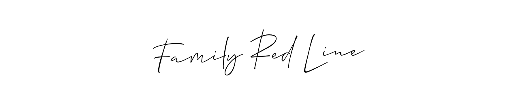 How to make Family Red Line❌ signature? Allison_Script is a professional autograph style. Create handwritten signature for Family Red Line❌ name. Family Red Line❌ signature style 2 images and pictures png