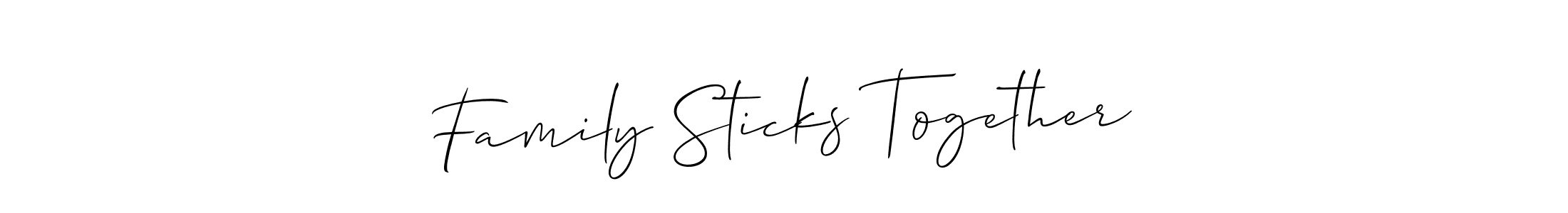 Here are the top 10 professional signature styles for the name Family Sticks Together. These are the best autograph styles you can use for your name. Family Sticks Together signature style 2 images and pictures png