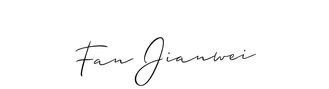 if you are searching for the best signature style for your name Fan Jianwei. so please give up your signature search. here we have designed multiple signature styles  using Allison_Script. Fan Jianwei signature style 2 images and pictures png