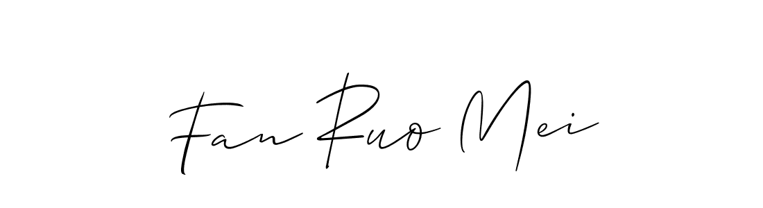 Once you've used our free online signature maker to create your best signature Allison_Script style, it's time to enjoy all of the benefits that Fan Ruo Mei name signing documents. Fan Ruo Mei signature style 2 images and pictures png