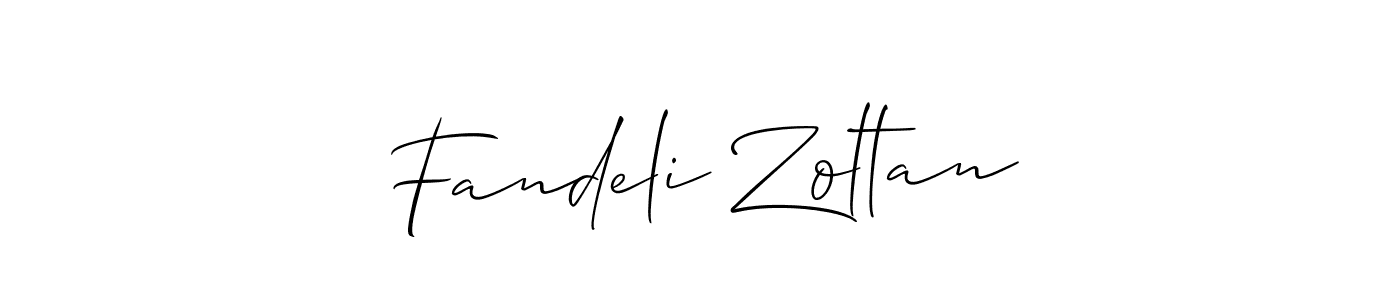 You can use this online signature creator to create a handwritten signature for the name Fandeli Zoltan. This is the best online autograph maker. Fandeli Zoltan signature style 2 images and pictures png