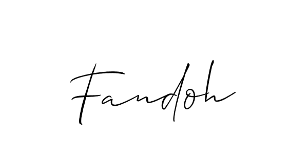 Here are the top 10 professional signature styles for the name Fandoh. These are the best autograph styles you can use for your name. Fandoh signature style 2 images and pictures png