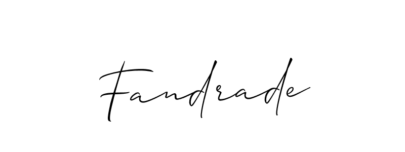 Similarly Allison_Script is the best handwritten signature design. Signature creator online .You can use it as an online autograph creator for name Fandrade. Fandrade signature style 2 images and pictures png