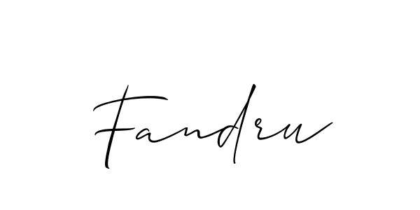 Best and Professional Signature Style for Fandru. Allison_Script Best Signature Style Collection. Fandru signature style 2 images and pictures png