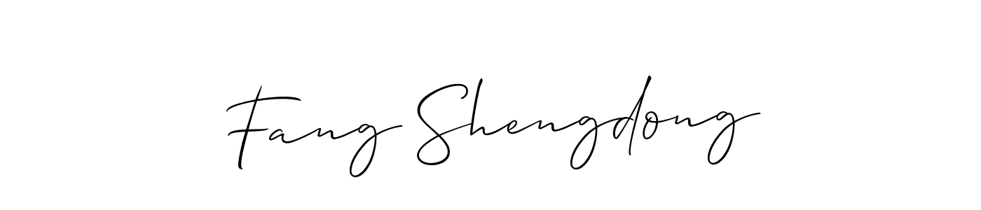 This is the best signature style for the Fang Shengdong name. Also you like these signature font (Allison_Script). Mix name signature. Fang Shengdong signature style 2 images and pictures png
