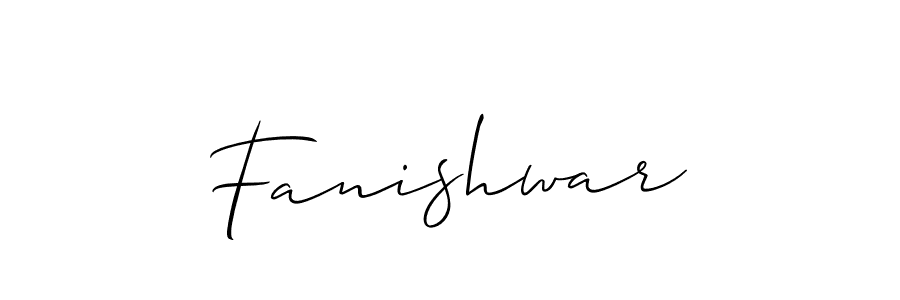 How to make Fanishwar name signature. Use Allison_Script style for creating short signs online. This is the latest handwritten sign. Fanishwar signature style 2 images and pictures png