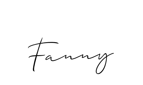 Also we have Fanny name is the best signature style. Create professional handwritten signature collection using Allison_Script autograph style. Fanny signature style 2 images and pictures png