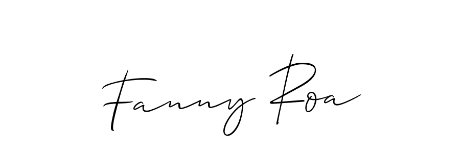 Similarly Allison_Script is the best handwritten signature design. Signature creator online .You can use it as an online autograph creator for name Fanny Roa. Fanny Roa signature style 2 images and pictures png