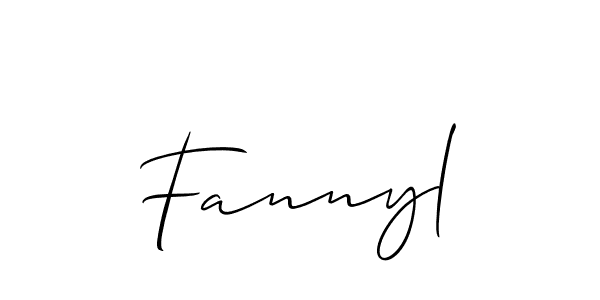 Make a short Fannyl signature style. Manage your documents anywhere anytime using Allison_Script. Create and add eSignatures, submit forms, share and send files easily. Fannyl signature style 2 images and pictures png