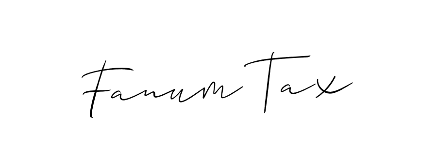 Best and Professional Signature Style for Fanum Tax. Allison_Script Best Signature Style Collection. Fanum Tax signature style 2 images and pictures png