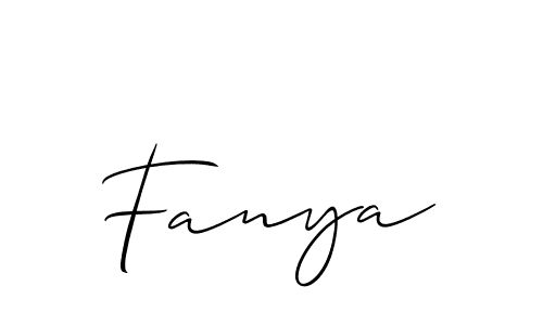 How to Draw Fanya signature style? Allison_Script is a latest design signature styles for name Fanya. Fanya signature style 2 images and pictures png