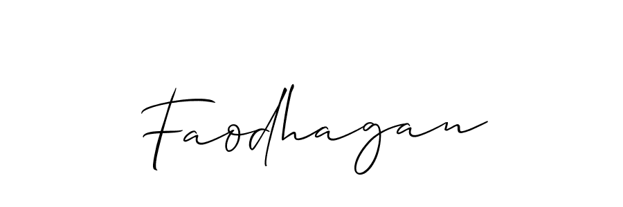 Also You can easily find your signature by using the search form. We will create Faodhagan name handwritten signature images for you free of cost using Allison_Script sign style. Faodhagan signature style 2 images and pictures png