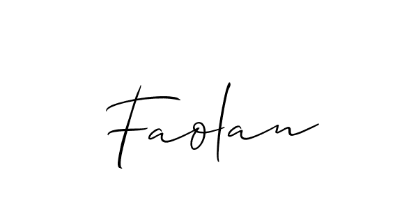 Similarly Allison_Script is the best handwritten signature design. Signature creator online .You can use it as an online autograph creator for name Faolan. Faolan signature style 2 images and pictures png