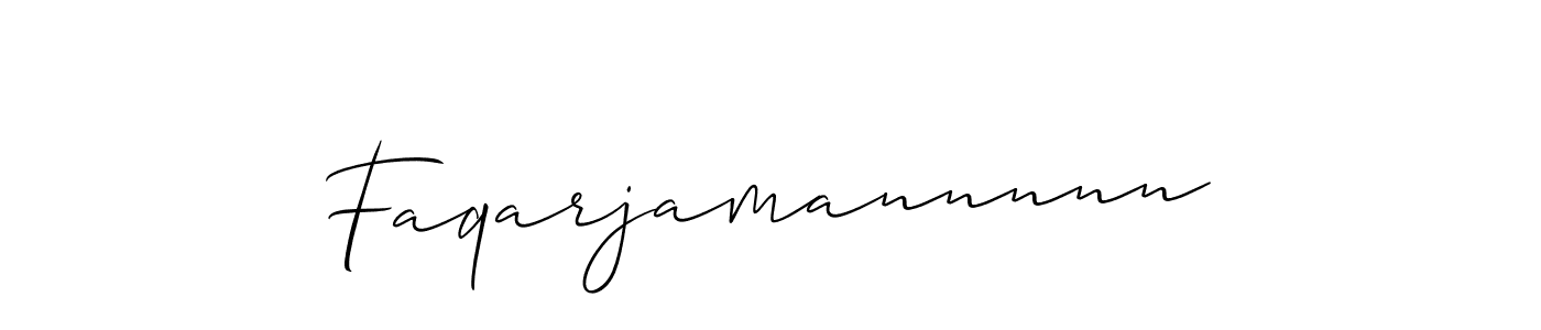 You can use this online signature creator to create a handwritten signature for the name Faqarjamannnnn. This is the best online autograph maker. Faqarjamannnnn signature style 2 images and pictures png