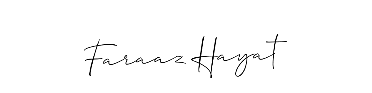Once you've used our free online signature maker to create your best signature Allison_Script style, it's time to enjoy all of the benefits that Faraaz Hayat name signing documents. Faraaz Hayat signature style 2 images and pictures png