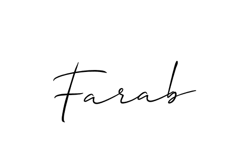 Check out images of Autograph of Farab name. Actor Farab Signature Style. Allison_Script is a professional sign style online. Farab signature style 2 images and pictures png