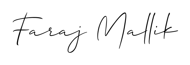 Get inspired by this graceful Allison_Script signature style for name Faraj Mallik. Smooth loops and balanced proportions for everyday use. Faraj Mallik signature style 2 images and pictures png