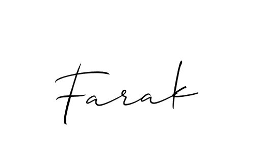 if you are searching for the best signature style for your name Farak. so please give up your signature search. here we have designed multiple signature styles  using Allison_Script. Farak signature style 2 images and pictures png