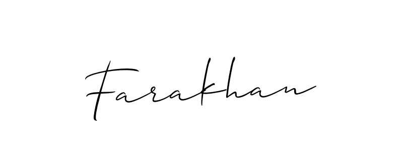 Make a beautiful signature design for name Farakhan. Use this online signature maker to create a handwritten signature for free. Farakhan signature style 2 images and pictures png