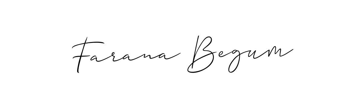 You should practise on your own different ways (Allison_Script) to write your name (Farana Begum) in signature. don't let someone else do it for you. Farana Begum signature style 2 images and pictures png