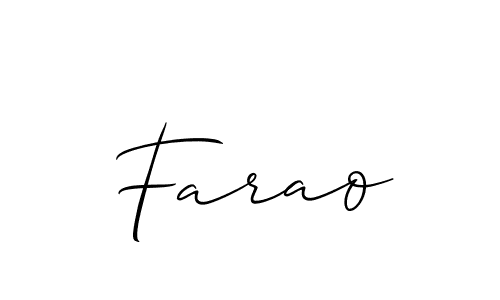 It looks lik you need a new signature style for name Farao. Design unique handwritten (Allison_Script) signature with our free signature maker in just a few clicks. Farao signature style 2 images and pictures png