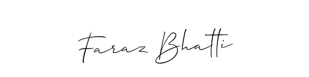 Best and Professional Signature Style for Faraz Bhatti. Allison_Script Best Signature Style Collection. Faraz Bhatti signature style 2 images and pictures png