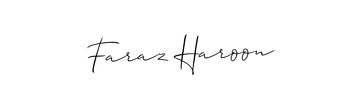 You can use this online signature creator to create a handwritten signature for the name Faraz Haroon. This is the best online autograph maker. Faraz Haroon signature style 2 images and pictures png