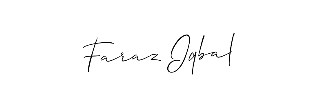 How to Draw Faraz Iqbal signature style? Allison_Script is a latest design signature styles for name Faraz Iqbal. Faraz Iqbal signature style 2 images and pictures png