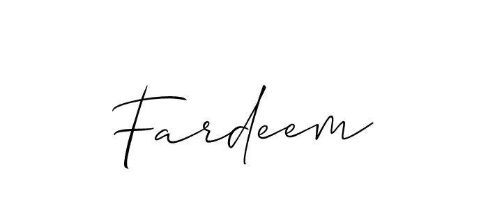 You should practise on your own different ways (Allison_Script) to write your name (Fardeem) in signature. don't let someone else do it for you. Fardeem signature style 2 images and pictures png