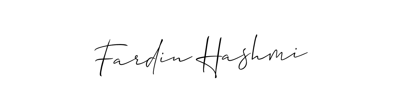 How to Draw Fardin Hashmi signature style? Allison_Script is a latest design signature styles for name Fardin Hashmi. Fardin Hashmi signature style 2 images and pictures png