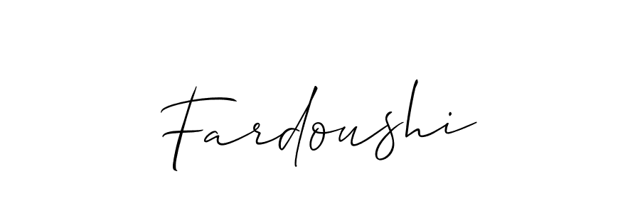 Check out images of Autograph of Fardoushi name. Actor Fardoushi Signature Style. Allison_Script is a professional sign style online. Fardoushi signature style 2 images and pictures png
