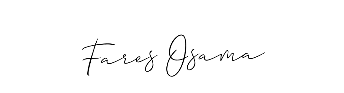 It looks lik you need a new signature style for name Fares Osama. Design unique handwritten (Allison_Script) signature with our free signature maker in just a few clicks. Fares Osama signature style 2 images and pictures png