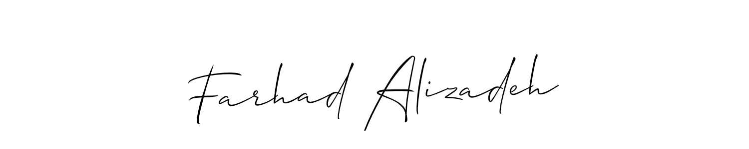 How to make Farhad Alizadeh signature? Allison_Script is a professional autograph style. Create handwritten signature for Farhad Alizadeh name. Farhad Alizadeh signature style 2 images and pictures png