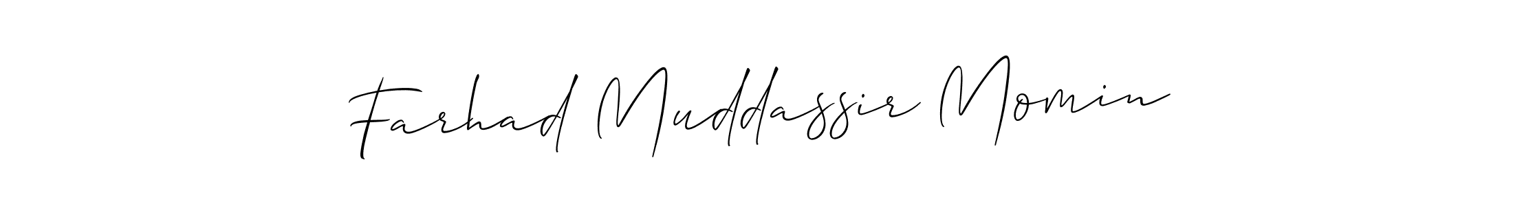 Check out images of Autograph of Farhad Muddassir Momin name. Actor Farhad Muddassir Momin Signature Style. Allison_Script is a professional sign style online. Farhad Muddassir Momin signature style 2 images and pictures png