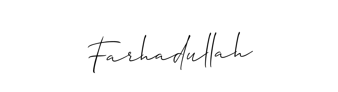 You should practise on your own different ways (Allison_Script) to write your name (Farhadullah) in signature. don't let someone else do it for you. Farhadullah signature style 2 images and pictures png