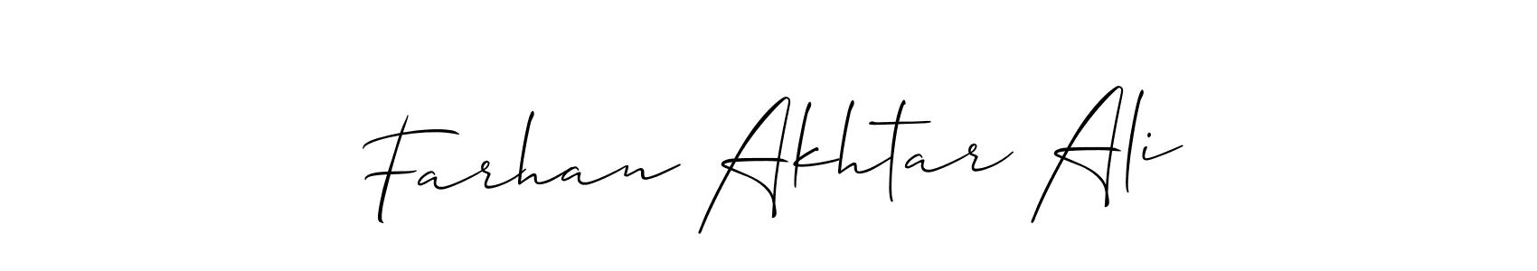 Make a beautiful signature design for name Farhan Akhtar Ali. Use this online signature maker to create a handwritten signature for free. Farhan Akhtar Ali signature style 2 images and pictures png