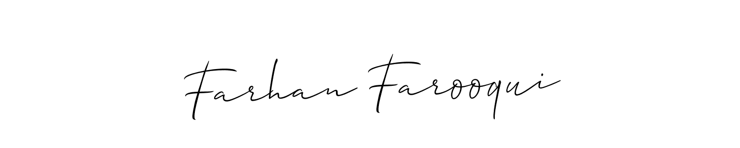 Similarly Allison_Script is the best handwritten signature design. Signature creator online .You can use it as an online autograph creator for name Farhan Farooqui. Farhan Farooqui signature style 2 images and pictures png