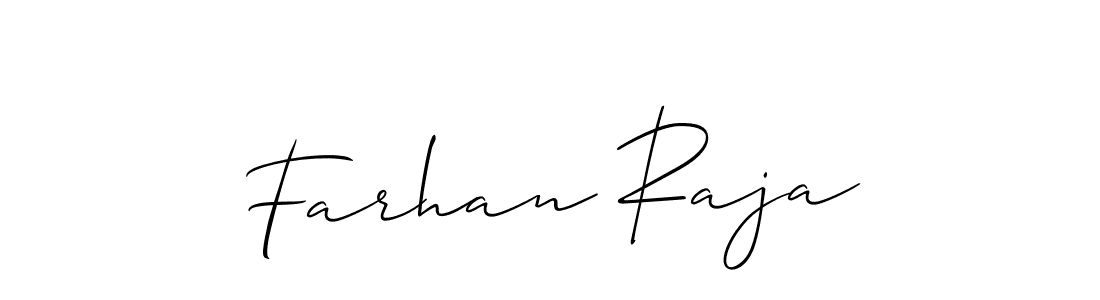 Make a short Farhan Raja signature style. Manage your documents anywhere anytime using Allison_Script. Create and add eSignatures, submit forms, share and send files easily. Farhan Raja signature style 2 images and pictures png