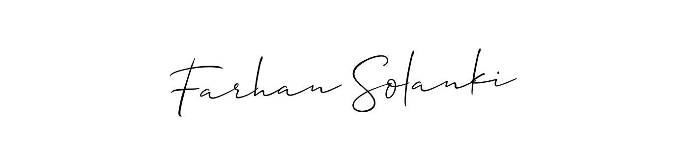 Make a beautiful signature design for name Farhan Solanki. Use this online signature maker to create a handwritten signature for free. Farhan Solanki signature style 2 images and pictures png