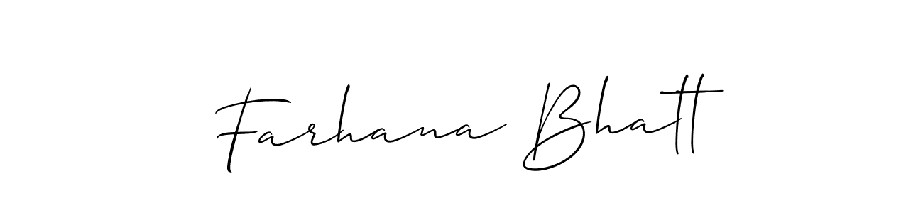 Once you've used our free online signature maker to create your best signature Allison_Script style, it's time to enjoy all of the benefits that Farhana Bhatt name signing documents. Farhana Bhatt signature style 2 images and pictures png