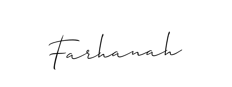 Best and Professional Signature Style for Farhanah. Allison_Script Best Signature Style Collection. Farhanah signature style 2 images and pictures png