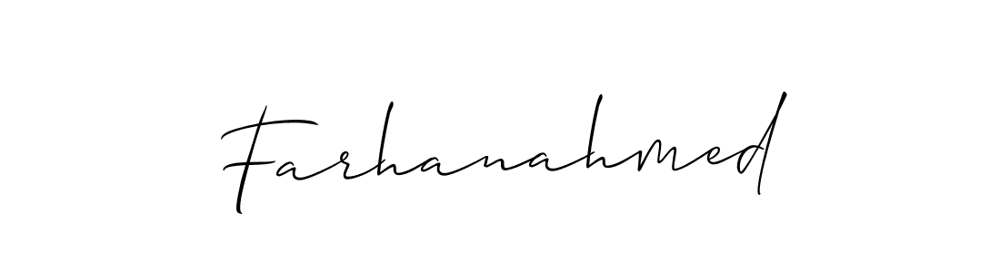 if you are searching for the best signature style for your name Farhanahmed. so please give up your signature search. here we have designed multiple signature styles  using Allison_Script. Farhanahmed signature style 2 images and pictures png