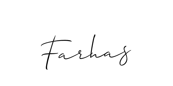 Best and Professional Signature Style for Farhas. Allison_Script Best Signature Style Collection. Farhas signature style 2 images and pictures png